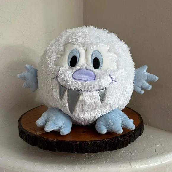 Disney Parks Animal Kingdom Baby Yeti Round Plush Expedition Everest